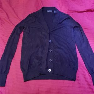 Black cashmere sweater